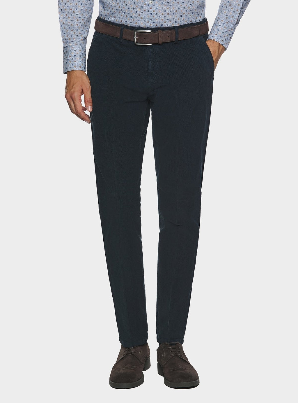 chinos in velluto a costa interrotta - men