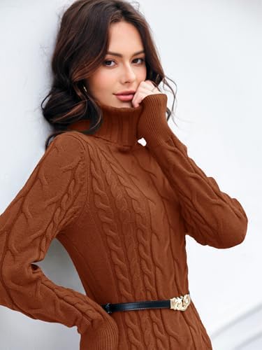 Ebifin Abito da donna a collo alto