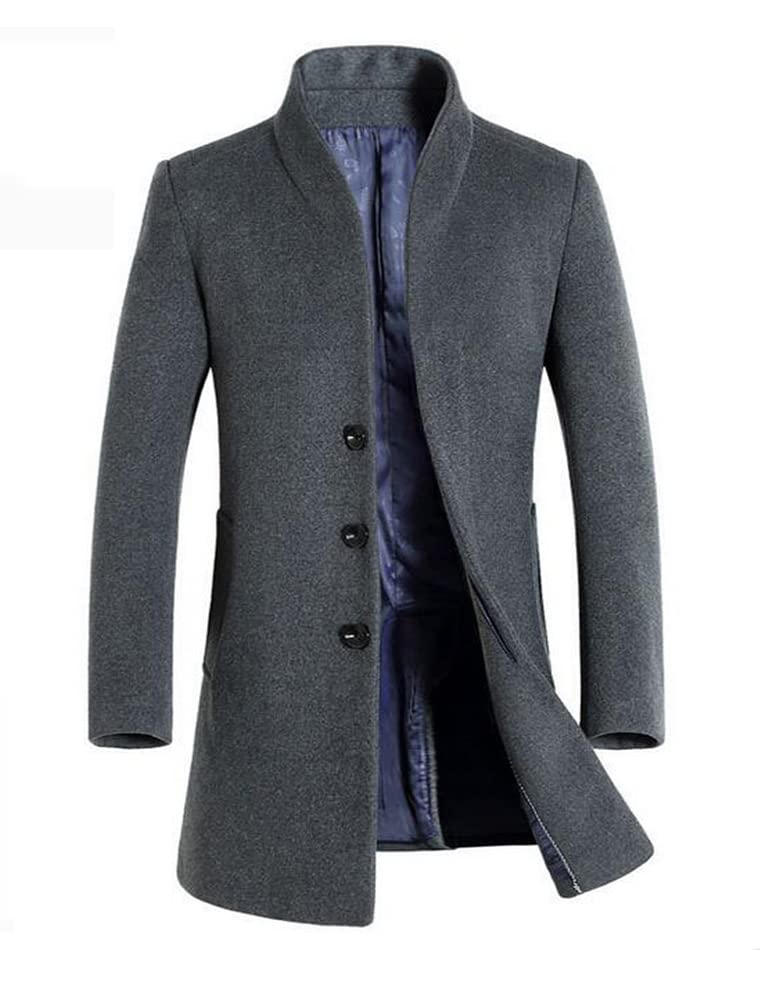 Men's Slim Warm Wool Winter Coat(XS-XL)