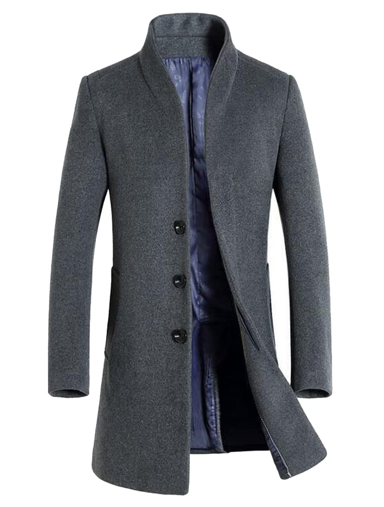 Men's Slim Warm Wool Winter Coat(XS-XL)