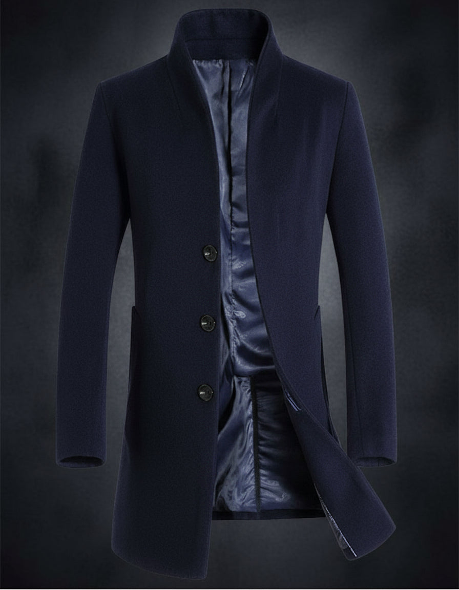 Men's Slim Warm Wool Winter Coat(XS-XL)