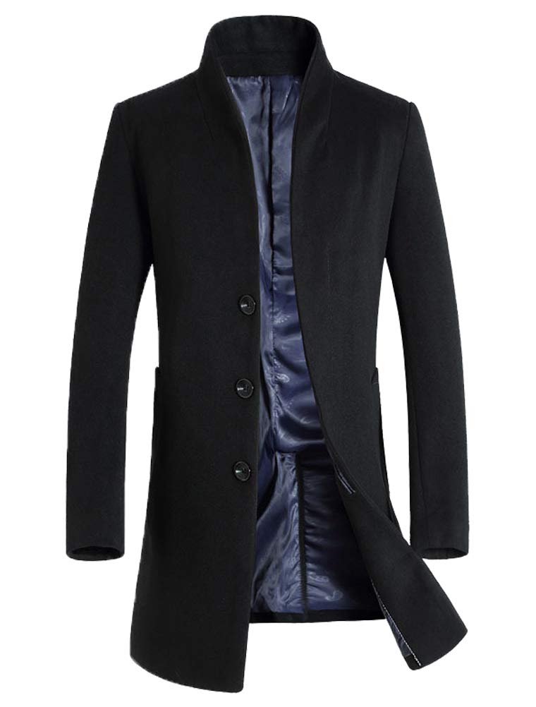 Men's Slim Warm Wool Winter Coat(XS-XL)
