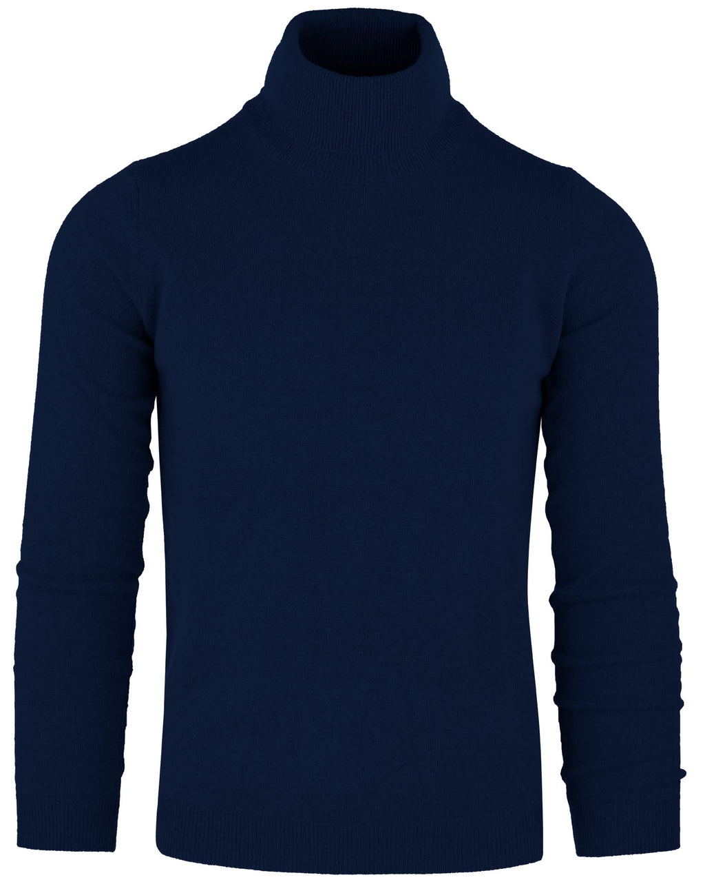 Cashmere Zone - Turtleneck Men's Winter Pullover Sweater Long Sleeve High Neck Warm Made of 5% Cashmere 25% Wool, 30% Viscose and 40% Polyamide