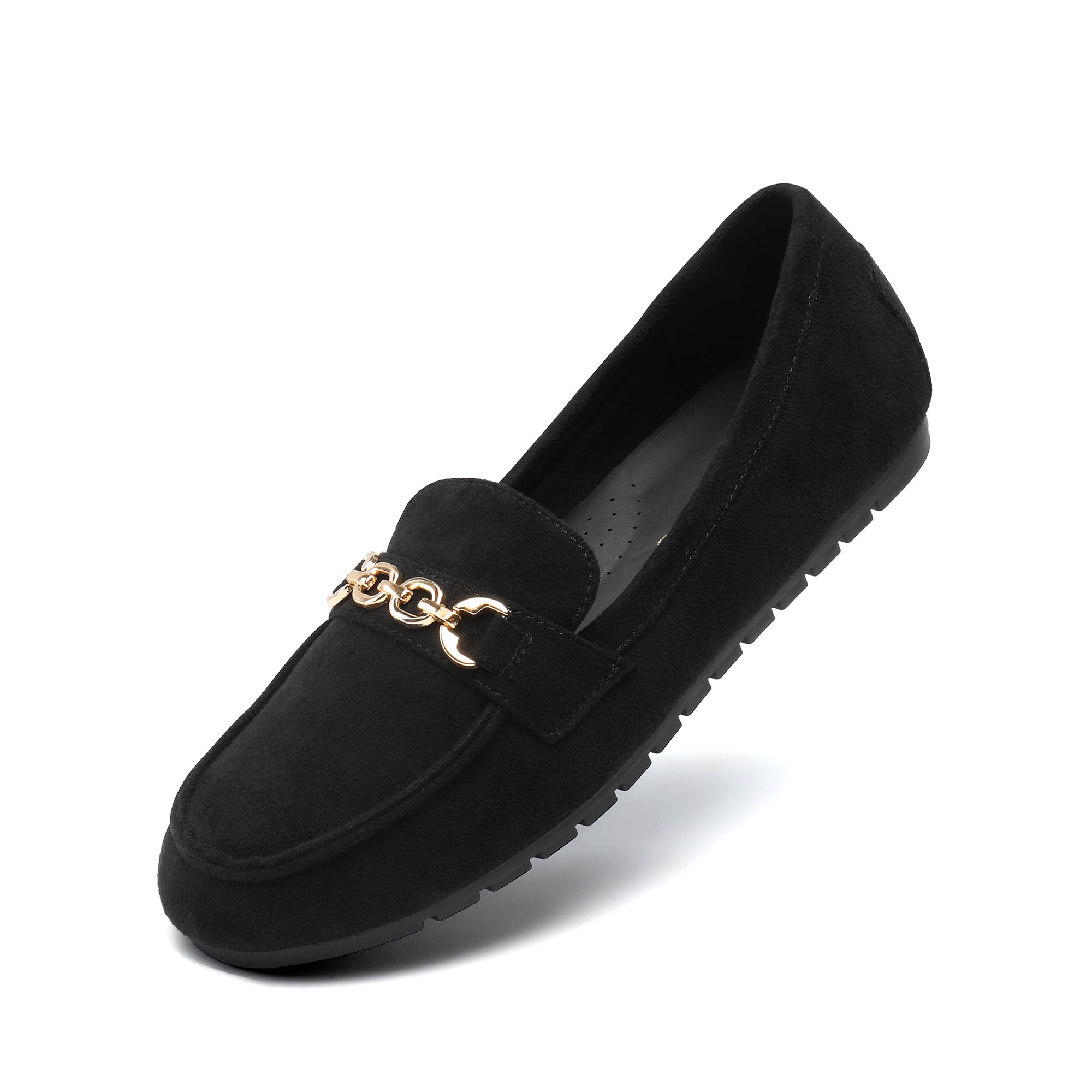 DREAM PAIRS Womens Casual Loafers Comfortable Slip-on Lightweight Work Walking Shoes