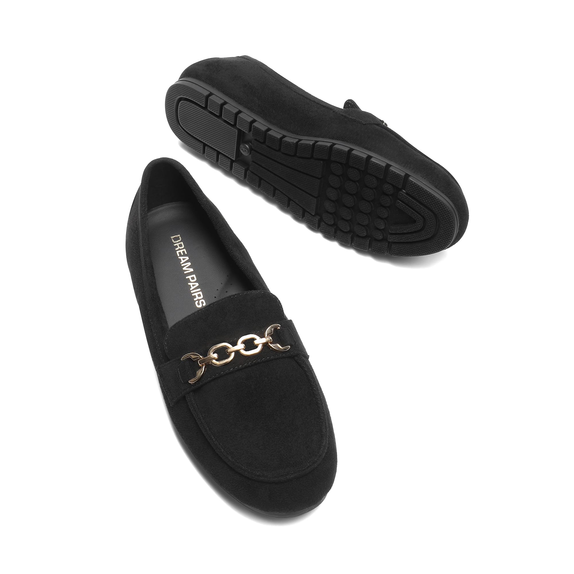 DREAM PAIRS Womens Casual Loafers Comfortable Slip-on Lightweight Work Walking Shoes