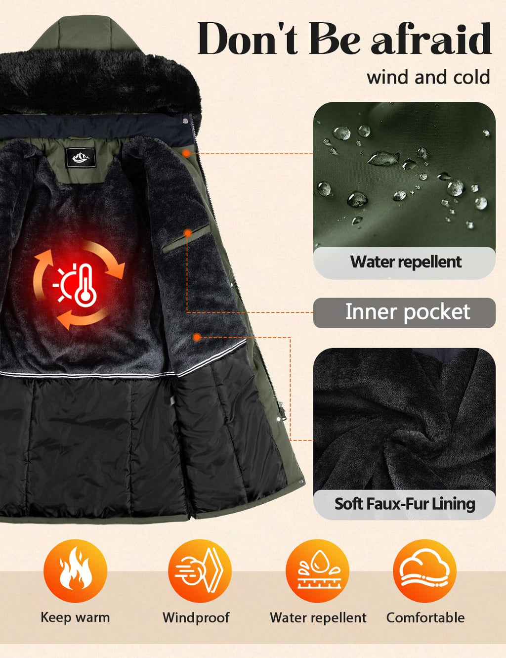 Cappotto invernale lungo - woman