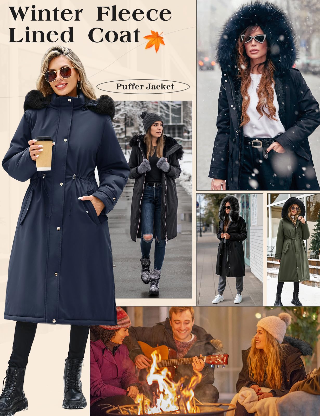 Cappotto invernale lungo - woman