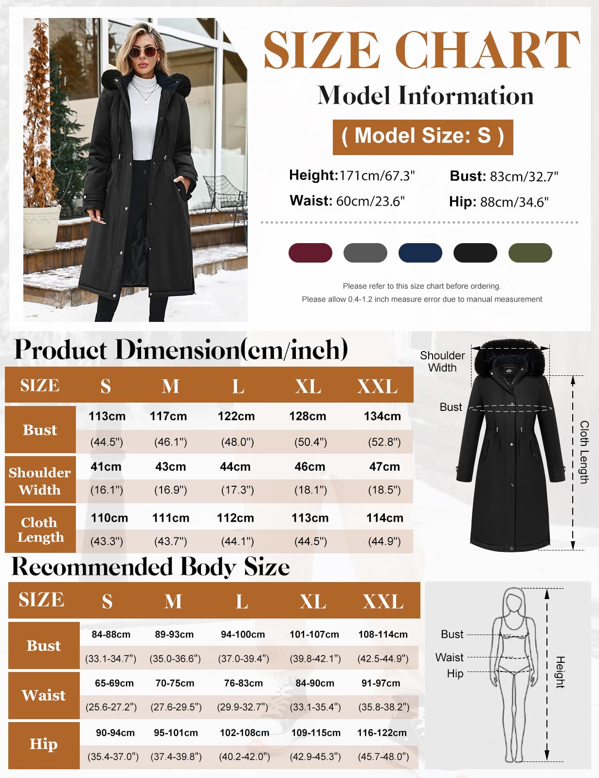 Cappotto invernale lungo - woman