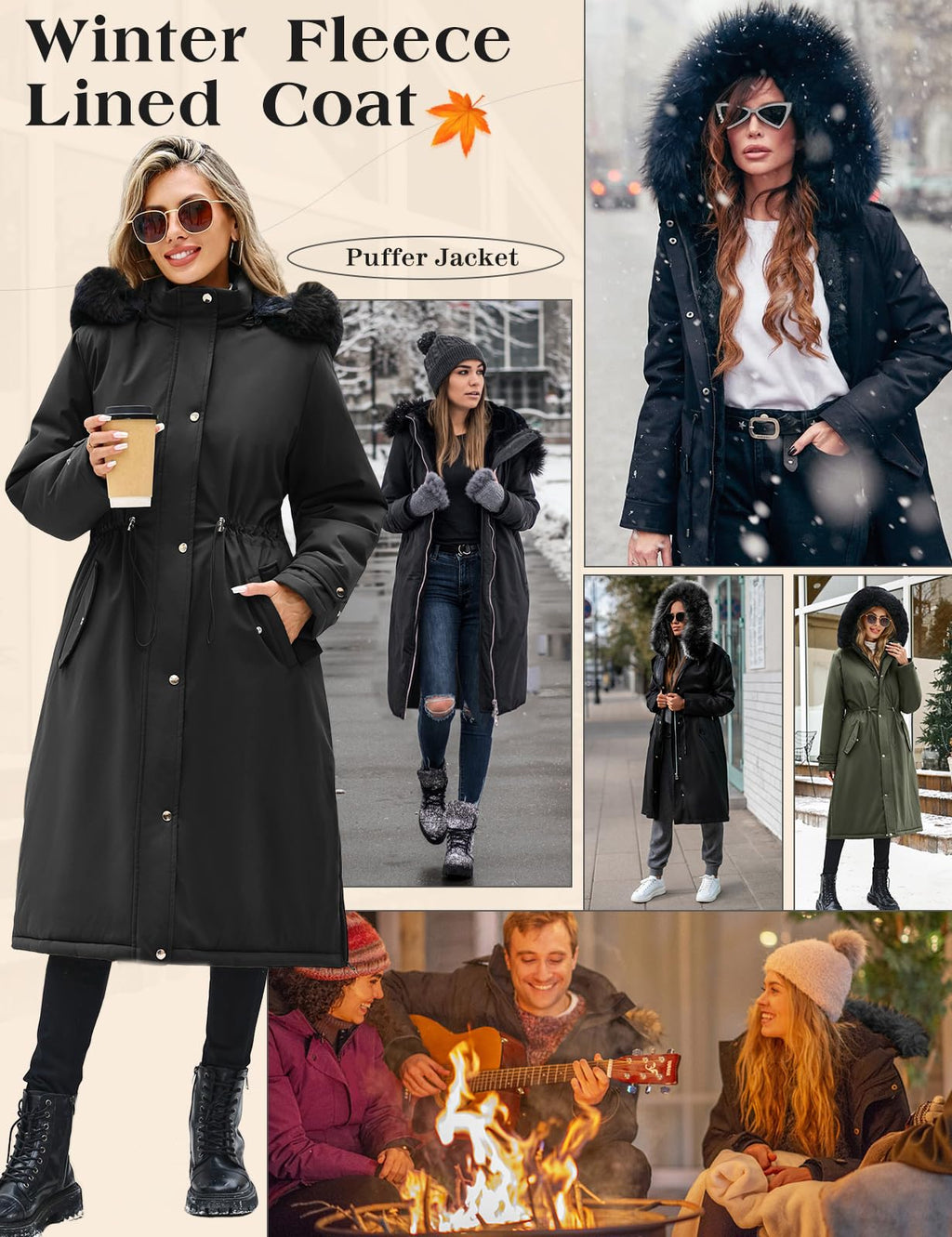 Cappotto invernale lungo - woman