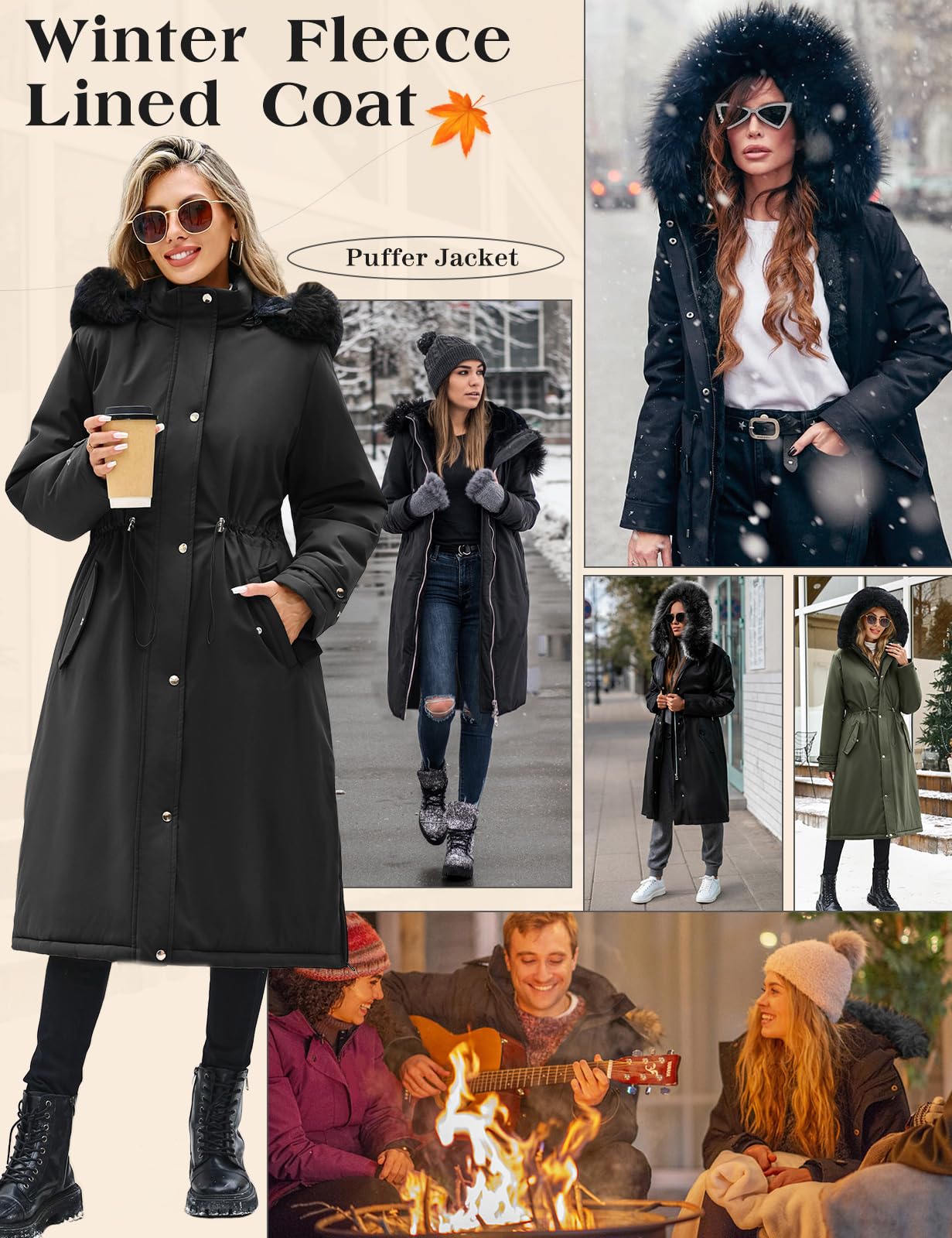 Cappotto invernale lungo - woman