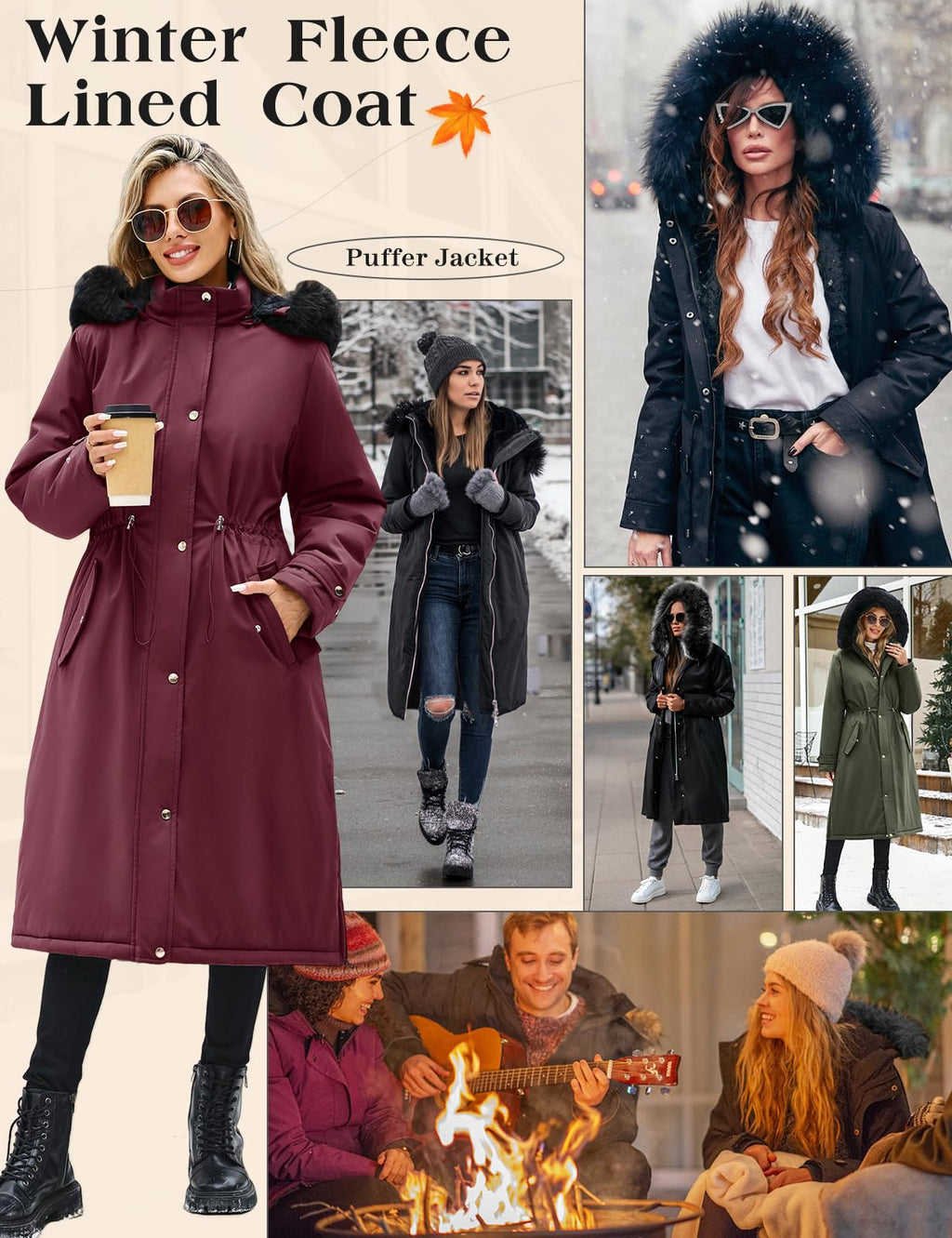 Cappotto invernale lungo - woman
