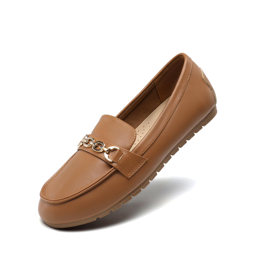 DREAM PAIRS Womens Casual Loafers Comfortable Slip-on Lightweight Work Walking Shoes