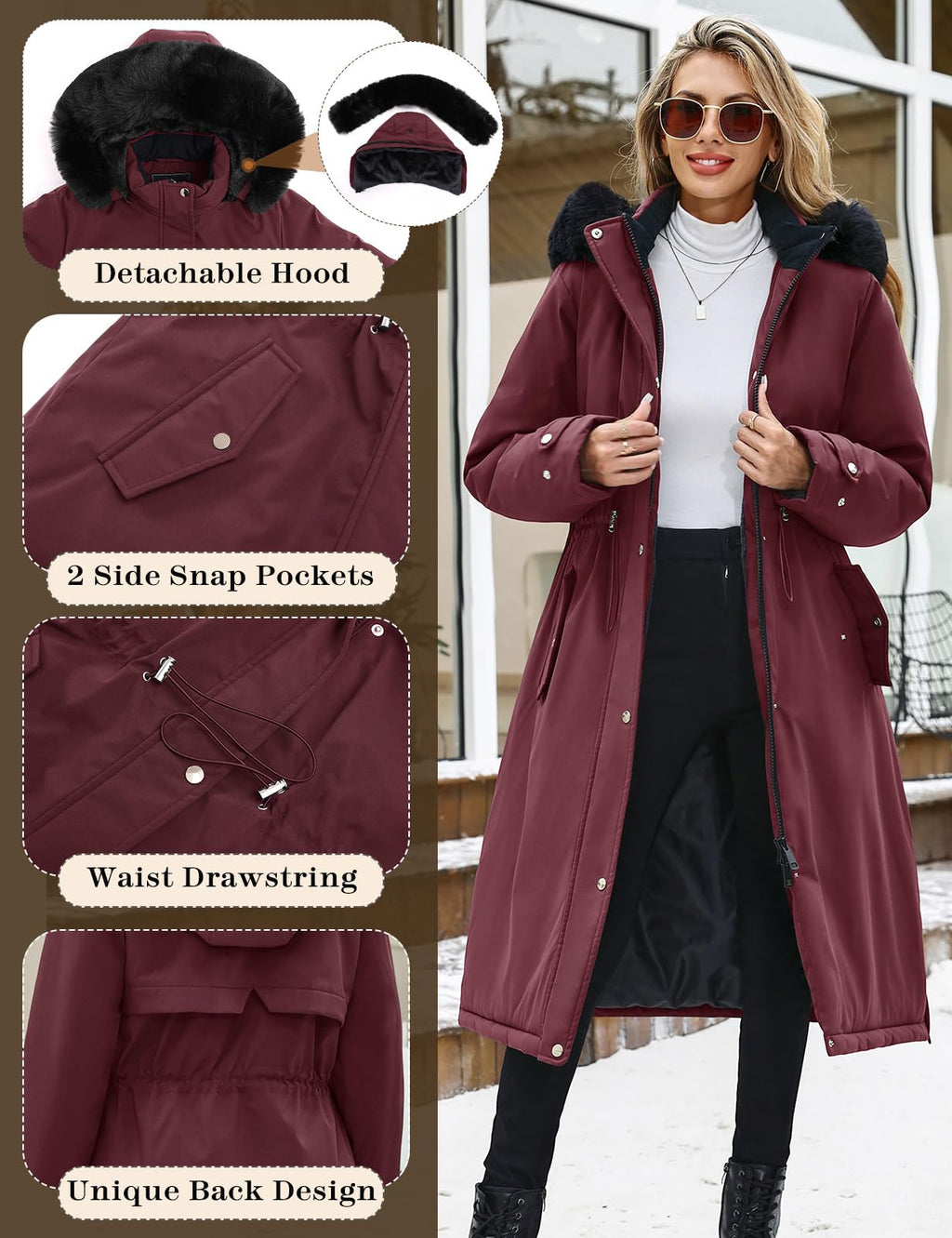 Cappotto invernale lungo - woman