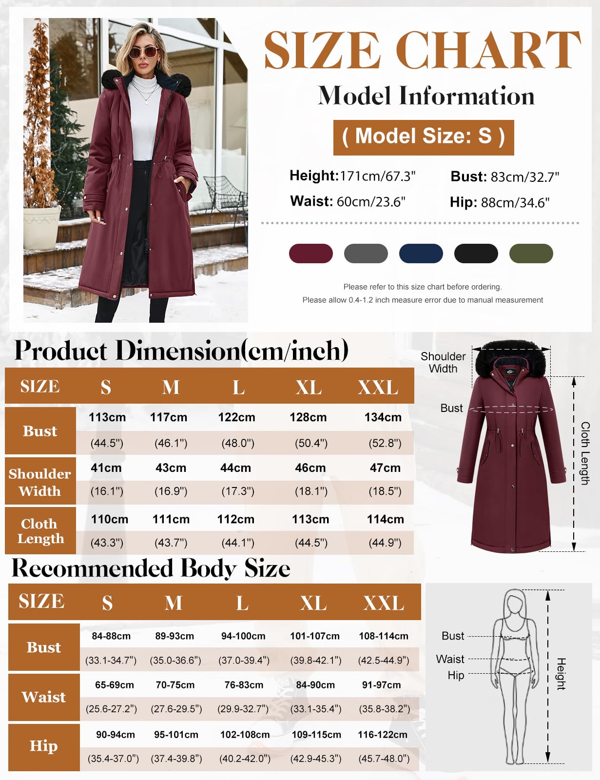 Cappotto invernale lungo - woman