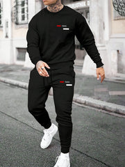 My Casual Printed Fleece Hoodie With Pants