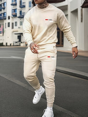 My Casual Printed Fleece Hoodie With Pants