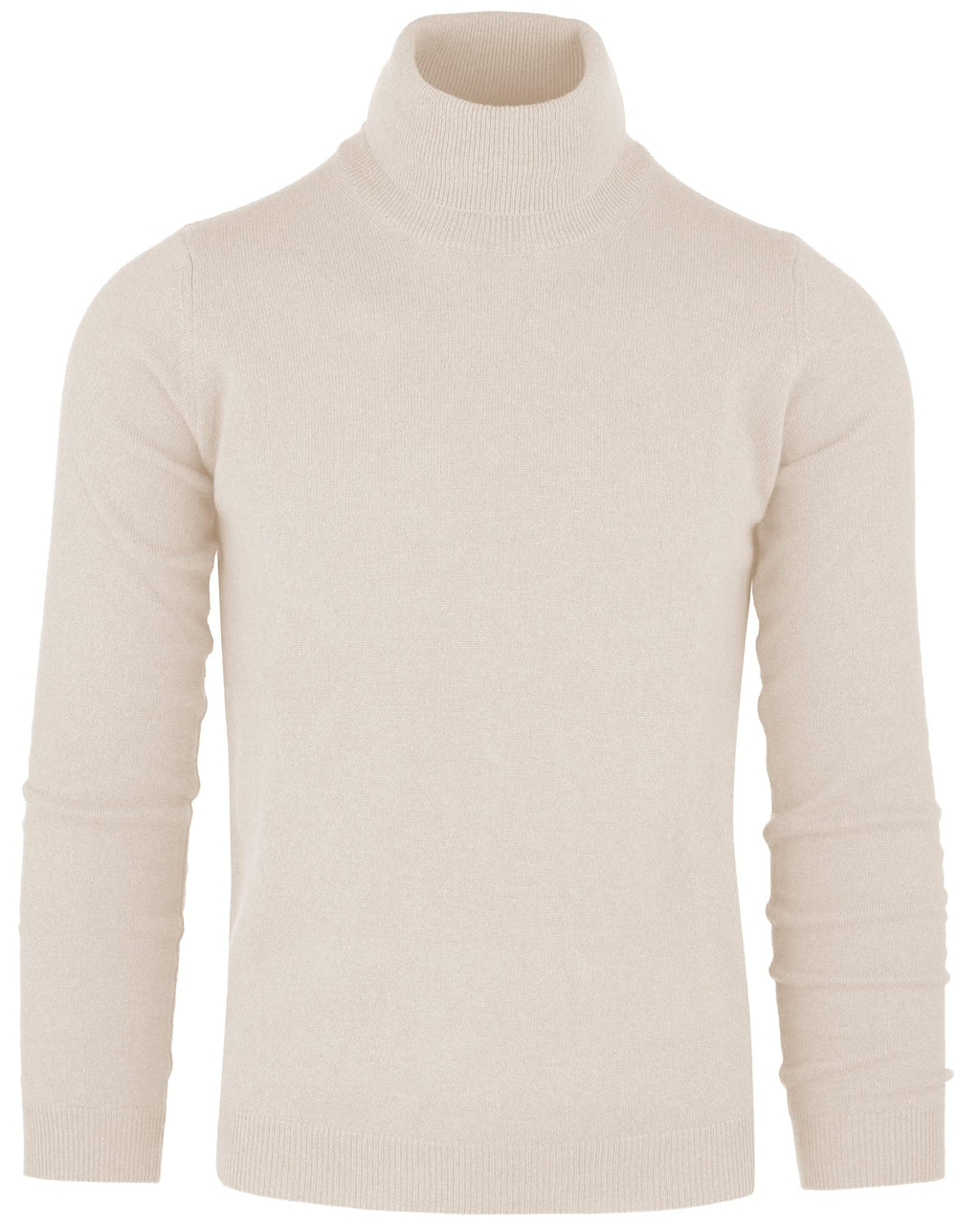Cashmere Zone - Turtleneck Men's Winter Pullover Sweater Long Sleeve High Neck Warm Made of 5% Cashmere 25% Wool, 30% Viscose and 40% Polyamide