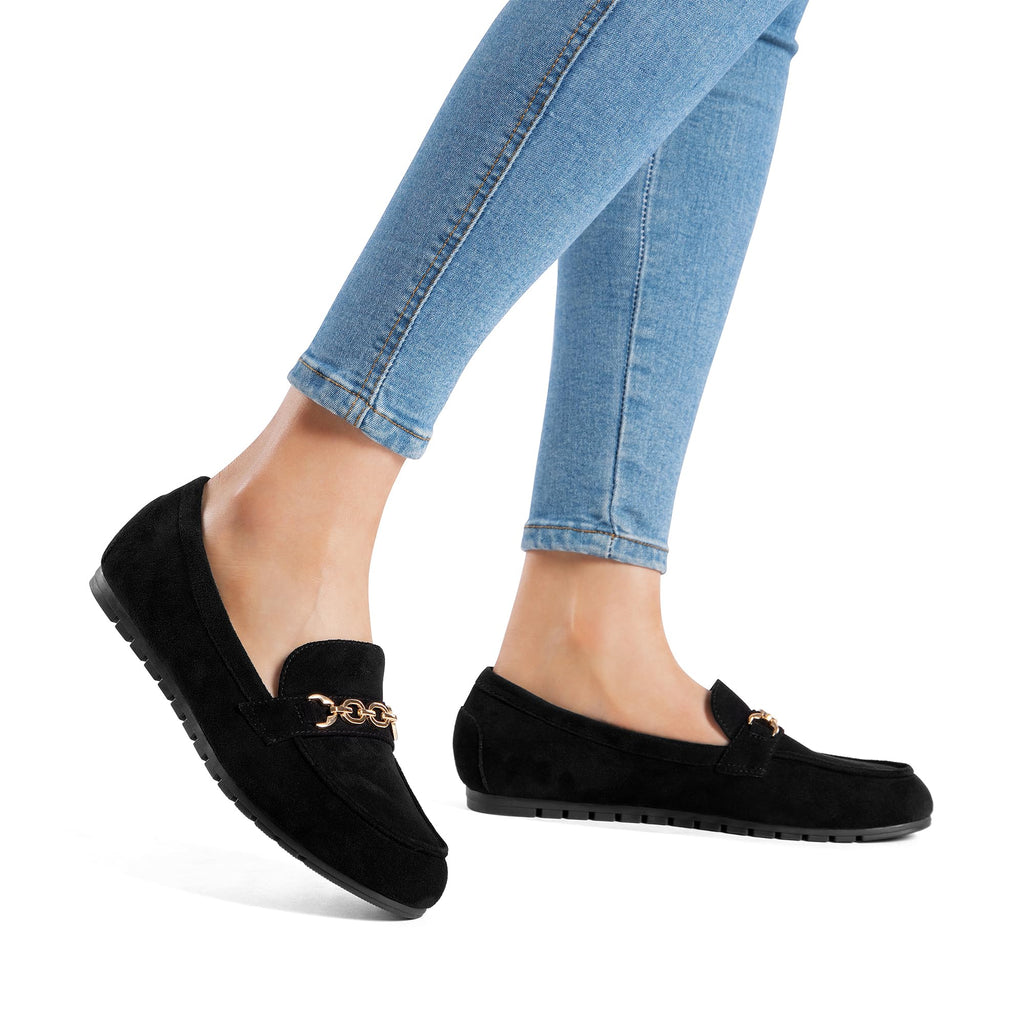 DREAM PAIRS Womens Casual Loafers Comfortable Slip-on Lightweight Work Walking Shoes