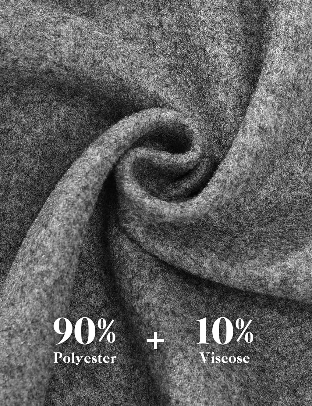 Yuson Girl Women's Winter Long Elegant Warm Coats Autumn Winter Lapel Double Breasted Classic Trench Coat with Belt and Pockets