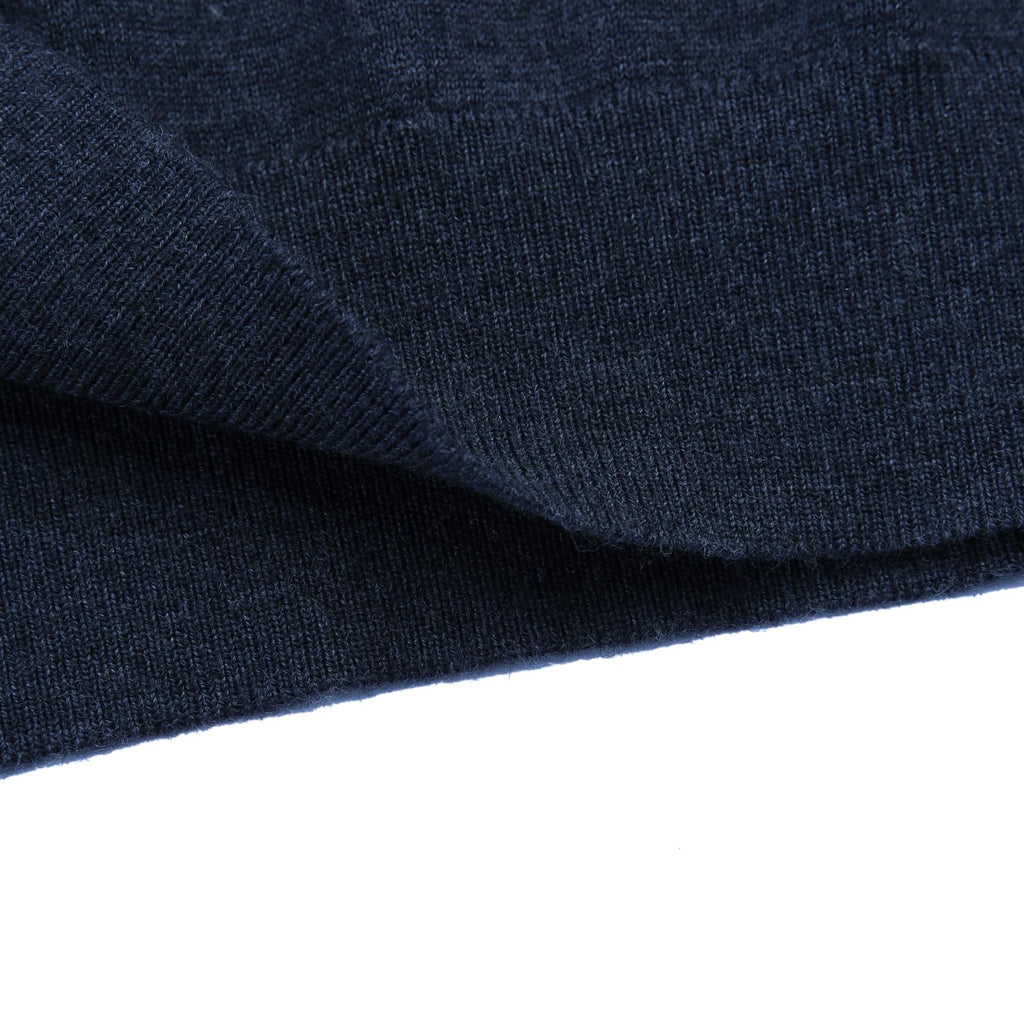 Men's Basic Crew Neck Sweater, 100% Merino Wool, Solid Colour, Long Sleeves, Regular Fit