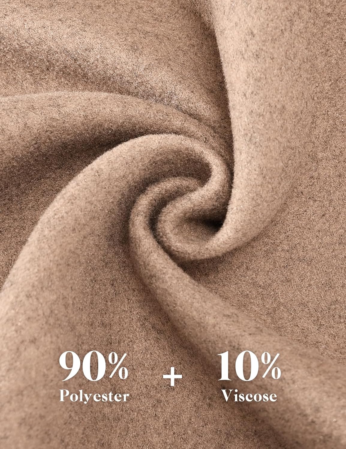 Yuson Girl Women's Winter Long Elegant Warm Coats Autumn Winter Lapel Double Breasted Classic Trench Coat with Belt and Pockets