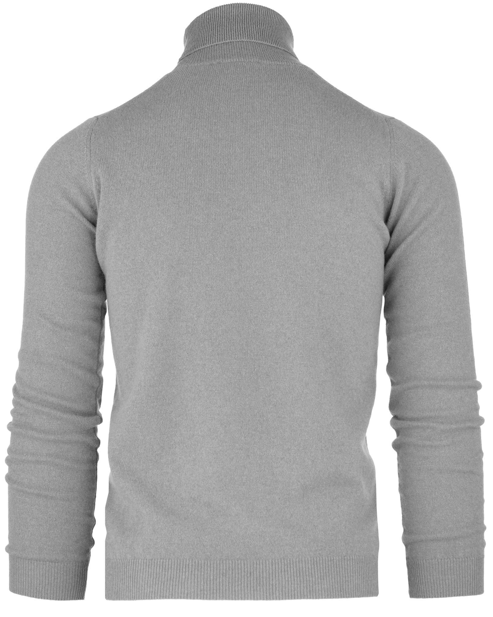 Cashmere Zone - Turtleneck Men's Winter Pullover Sweater Long Sleeve High Neck Warm Made of 5% Cashmere 25% Wool, 30% Viscose and 40% Polyamide