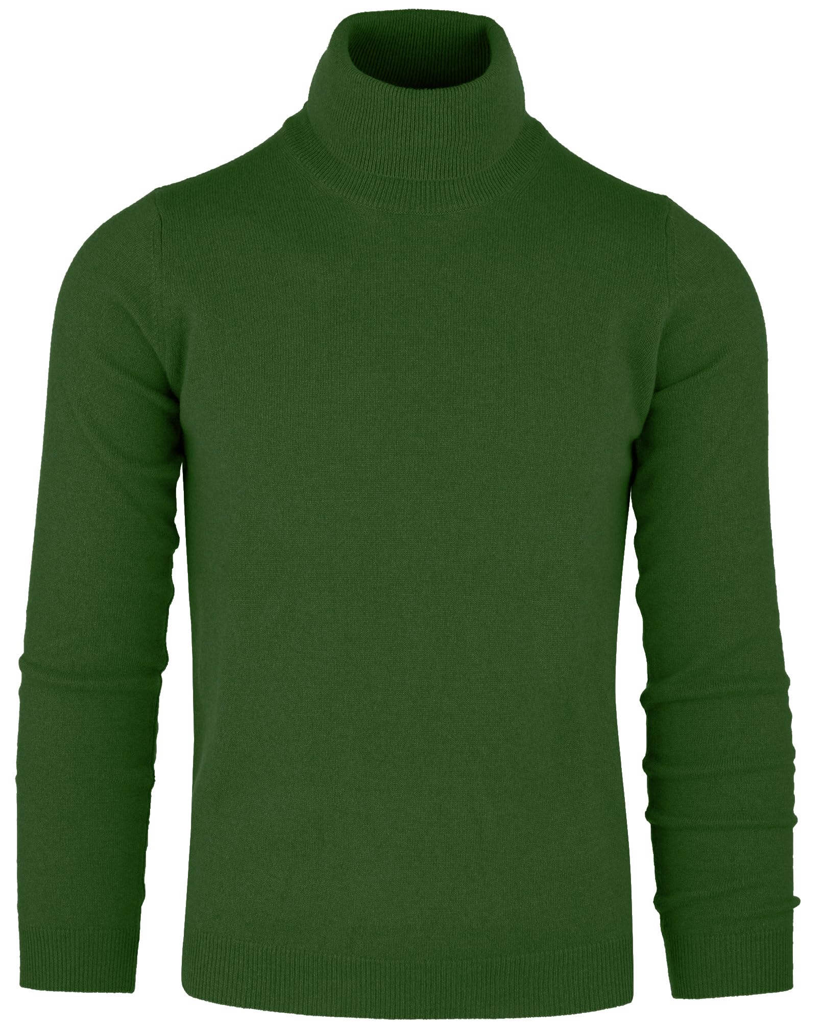 Cashmere Zone - Turtleneck Men's Winter Pullover Sweater Long Sleeve High Neck Warm Made of 5% Cashmere 25% Wool, 30% Viscose and 40% Polyamide