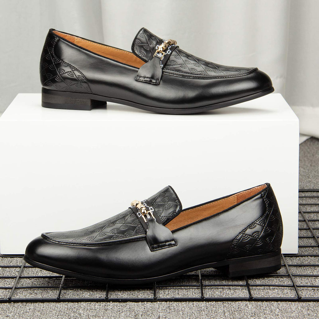 MEIJIANA Men's Formal Shoes, Loafers for Men, Classic Loafers, Faux Leather Shoes