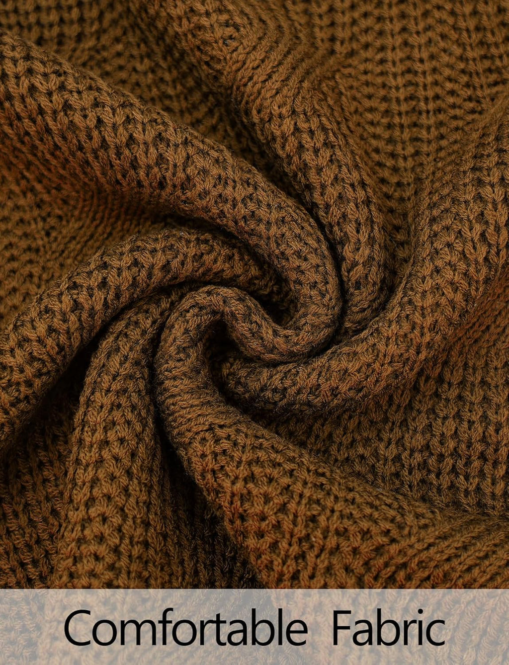 AIEOE Men's Knitted Sweater V-Neck Slim Fit Cable Knit Sweater