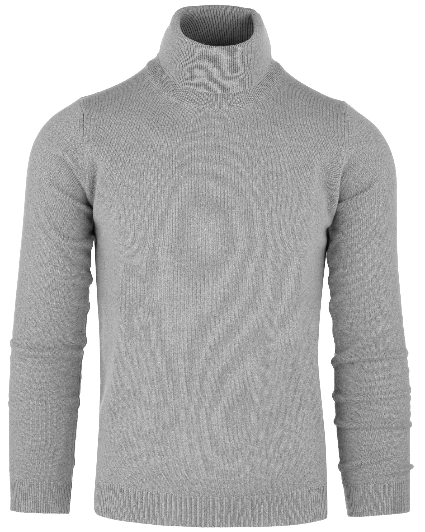 Cashmere Zone - Turtleneck Men's Winter Pullover Sweater Long Sleeve High Neck Warm Made of 5% Cashmere 25% Wool, 30% Viscose and 40% Polyamide