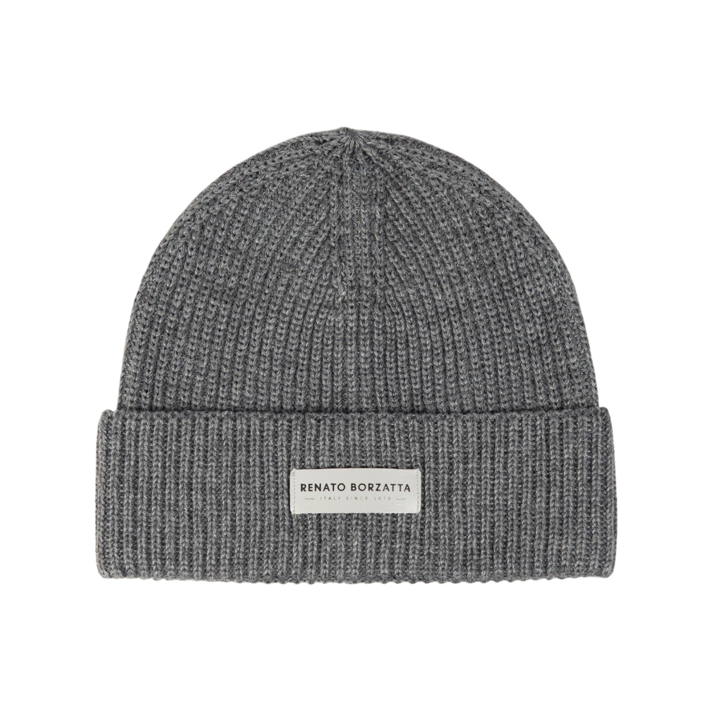 RB5003F  | Berretto in Maglia CERVINO Misto Lana Made in Italy. Colore Grigio Melange - Taglia Unica